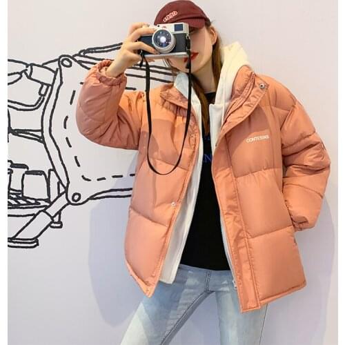 Nice Winter Oversized Parkas Coat Women Fashion Solid Thick Warm Hooded padded Coat Casual Outwear Jacket Parkas Clothing