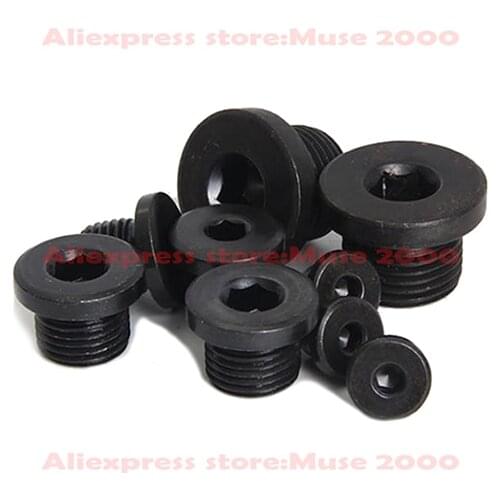 M36X2 M39X2 M42x2 M48x2 carbon ED flange type seal steel male thread end plug cap hydraulic tube cap