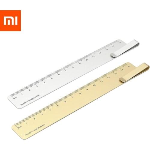 Xiaomi Mijia Kaco Metal Rule 15cm Straight Sewing Foot Stainless Steel Tool Kaco Precision Ruler + Bookmark for Office Travel