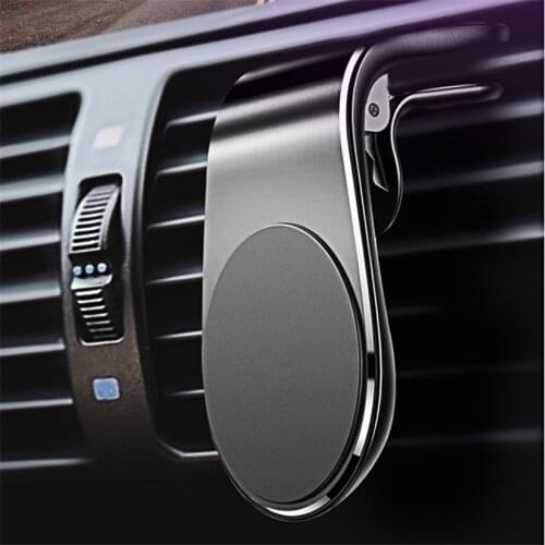Metal Magnetic Car Phone Holder Stand For Mercedes Benz 190 W201 W210 W204 Car Air Vent Magnet Stand For iphone 11 for Huawei