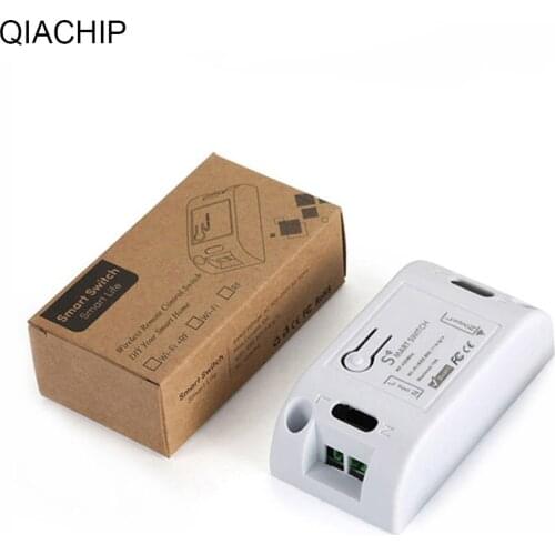 QIACHIP 433MHz AC 110V 220V 1 CH RF Relay Receiver Module Universal Wireless Remote Control Switch For LED Light Lamps Fans DIY
