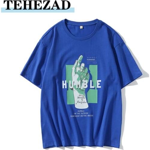 Spring/Summer 2021 O-Neck Mens T-Shirt with Print Finger Print Print Short Sleeve for Men and Women