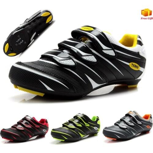 Cycling Shoes Mens MTB Outdoor Mountain Trekking Hiking Cycling Shoes Professional Road Track With Lock Mens Cycling Shoes