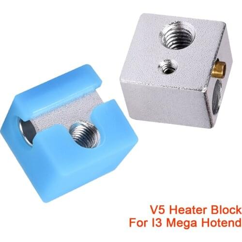 3D Printer Parts V5 Heater Block Hotend Silicone Sock V5 J-head For Anycubic I3 Mega Hotend 12V 24V Mega-S Extruder Thermistor