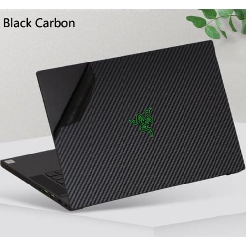KH Laptop Carbon fiber Crocodile Snake Leather Sticker Skin Cover Guard Protector for Razer Blade 14-inch 2014-2015 release