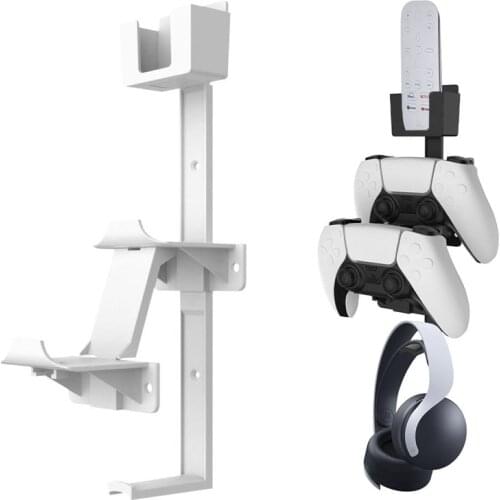 Controller & Headphone Wall Mount Holder Bracket Hanger Remote Control Storage Stand for Xbox ONE Series X PS5 PS4 NS Switch