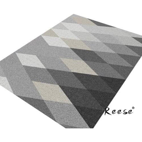 Nordic Modern Carpet Rug For Living Room Abstract Geometric Wood Floor Rug Antifouling Carpet For Bedroom Parlor Factory Supply