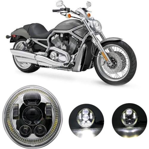 New Vrod DRL Headlight for Harley V Rod Headlight VROD VRSCA VRSC Headlight VRSC/V-ROD Motorcycle Vrod Led