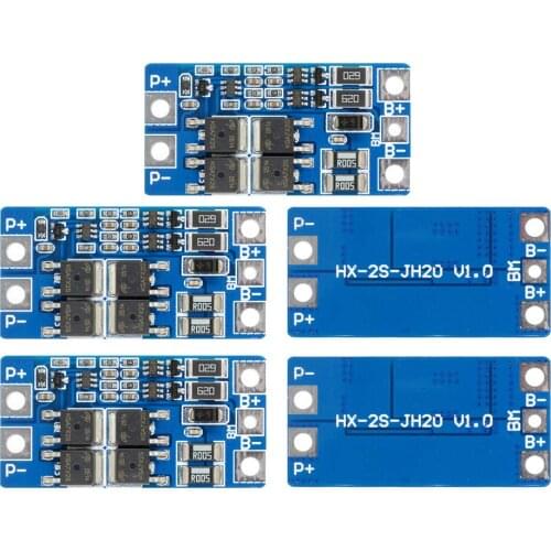 2S 10A Balance Function 7.4V 8.4V Li-ion 18650 Battery Protection Board DIY BMS PCM PCB Lipo Lithium Cell Pack Charge Module