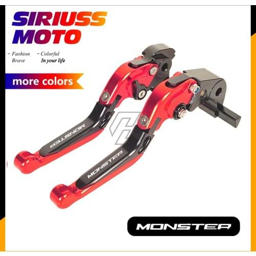 CNC Motorcycle Foldable Lever Motocross Brake Clutch Levers Case for Ducati 796 MONSTER 2011-2014