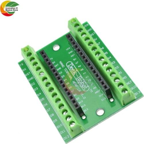 NANO V3.0 3.0 Controller Terminal Adapter Expansion Board IO Shield Module Simple Extension Plate For Arduino AVR ATMEGA328P