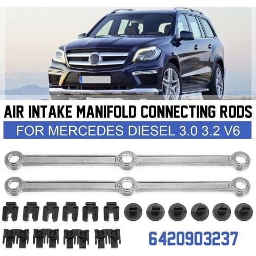 1 Set Air Intake Inlet Manifold Connecting Rods Repair Kit For Mercedes Diesel 3.0 3.2 6420907737 6420903237 6420905037 64209054