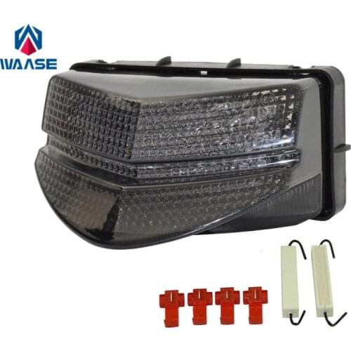 Waase For Honda CBR600S CBR600F4i CBR600 F4i 2001 2002 2003 E-Mark Tail Light Brake Turn Signals Integrated LED Light