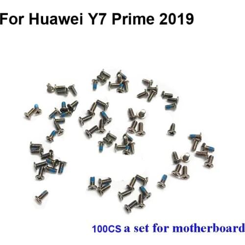 100PCS a Set Screw For Huawei Y7 Prime 2019 mainboard motherboard Cover Screws Repair Parts For Huawei Y 7 Prime 2019