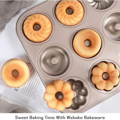 Donut Mold Cookies Non Stick Doughnut Mould Baking Oven Tray Cupcake Baking Mold Muffin Baking Form Bakeware Tools