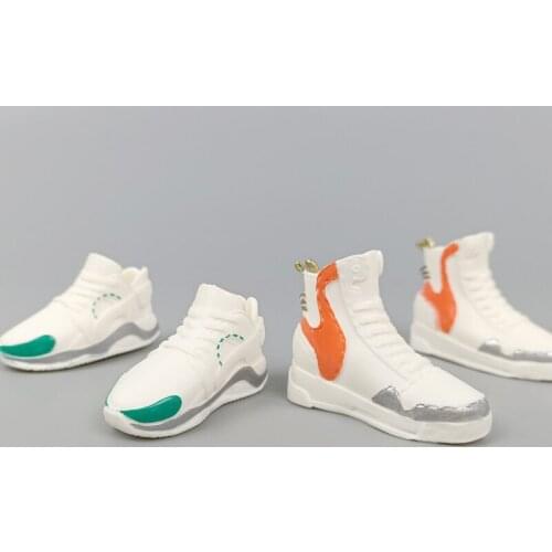 2pairs Fashion Doll Basketball Shoes for Ken Boy Dolls Sneakers Shoes for Barbies Boyfriend Ken 1/6 Doll Accessory Kid DIY Toys