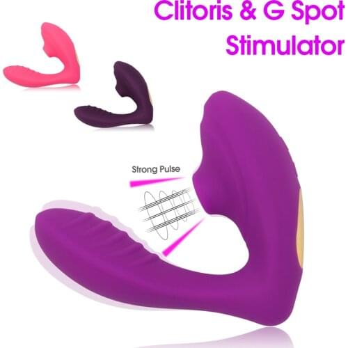 Erotic Sextoys Clitoris Sucker Vibrator 10 Speeds Oral Sucking Clitoral Stimulator G Spot Dildo for Adults Sex Toys for Women