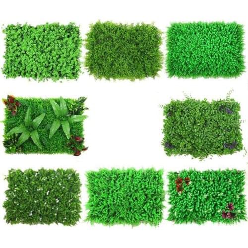 Artificial Lawn Simulation Plant Wall Artificial Leaf Hedge Panels Background Plastic Lawn for Home Garden Patio
