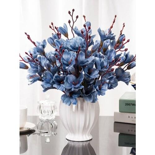 Table artificial flower home decoration indoor tea table simulation decoration living room ornaments creative wedding flower