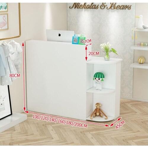 Beauty salon cashier shop small counter clothing shop reception desk simple modern