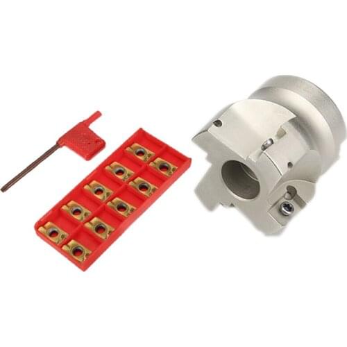 1set Face Mill right angle cutter BAP400R 50 22+10pcs APMT1604 inserts face milling cutter for CNC mill