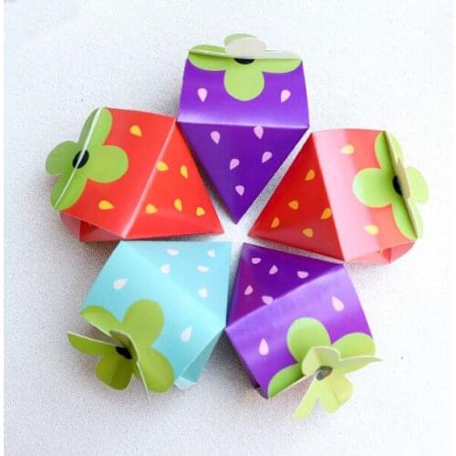 50pcs/lot 2015 new strawberry candy boxe, candy boxes, Korean wedding candy creative bags, wedding supplies, party decorations