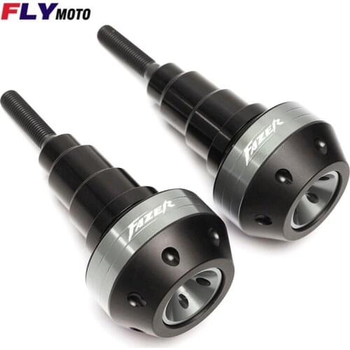 Logo "FAZER" For YAMAHA FZ1 FAZER FZ6 FZ6S FZ8 Motorcycle Falling Protection Frame Slider Fairing Guard Anti Crash Pad Protector