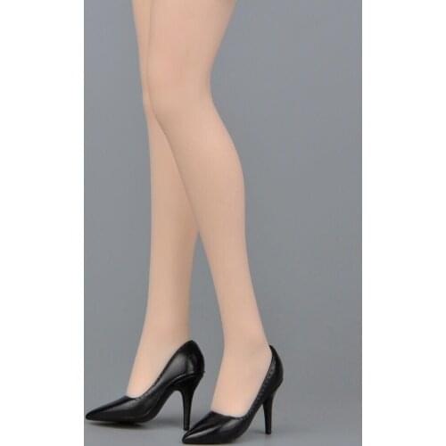 Mnotht 1/6 Scale Female Soldier White High-heeled shoes fit for 12in Action Figure Phicen JIAOUL Doll Collecion Toy