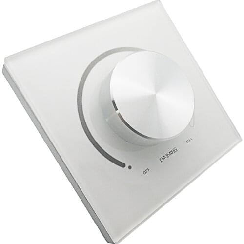 New LED Triac Edge Dimmer 220V Dimming Controller Knob 86mm Type High Voltage LED Light Incandescent Halogen Lamp E6-TD1