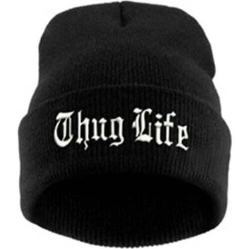 2021 Black Letter Beanie Unisex Fashion Hip Hop Mens Beanies Knitted Caps For Women Skullies Gorros Bonnets