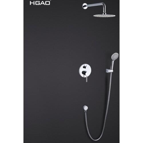 Luxury Shower Water Dynamic Digital Intelligent Display Shower Faucet LED Digital Display Thermostat Shower Tap GLD1133-F