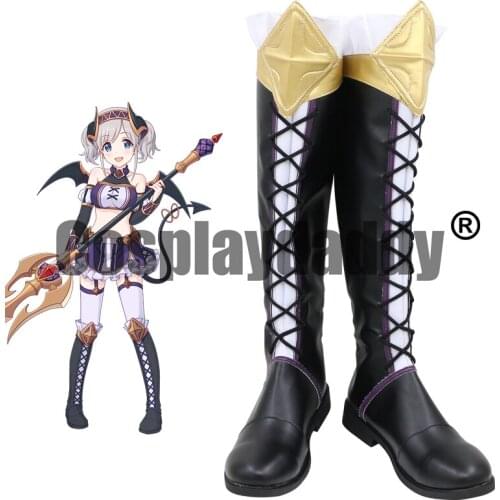 Princess Connect! Re:Dive Demon False Kingdom Army Diabolos Fiend Akari Kazemiya Astrum Ver. Game Cosplay Shoes Boots C006