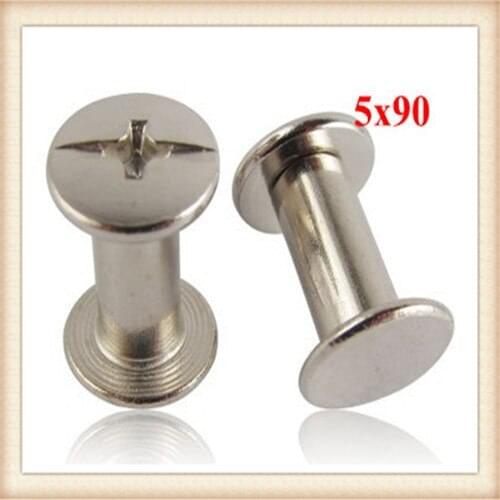 Steel with zinc plated 5*90mm sex screw