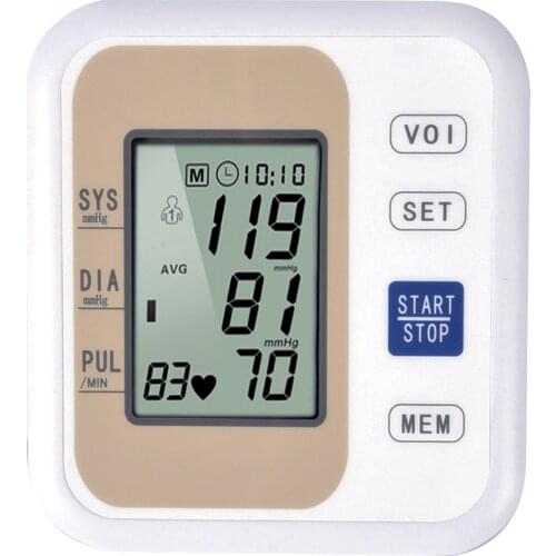 Tonometer Arm Electronic Blood Pressure Monitor BP Sphygmomanometer Pair 99 Group Memories Storage with/without Voice Broadcast