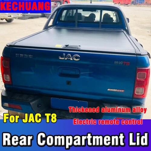 For JAC T8 Rear Compartment Lid refitting thickened aluminum pickup back cover rolling curtain