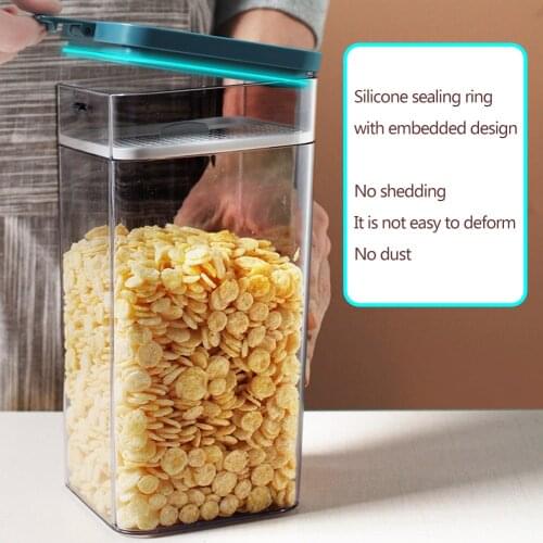 1000ml Moistureproof Food Bottles Practical Kitchen Dry Food Cereal Storage Container Dustproof Transparent Sealed Cans