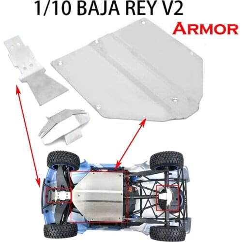 Stainless Steel Chassis Armor Axle Protector Skid Plate for For Arrma Kraton EXB 1/8 RC Car Upgrade Parts