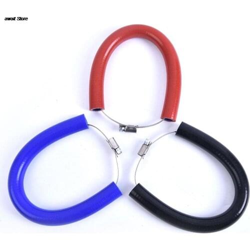 1pc Motorcycle Exhaust Pipe Drop Protection Ring Muffler Protection Rubber