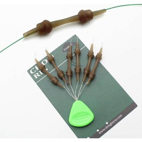 1 Pack Ronnie Line Carp Fishing Accessories Helicopter Chod System Carp Rig Terminal Slippery Beads Fishing Line Protective Gear