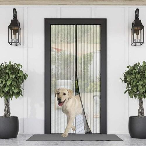100*210cm Summer Anti Mosquito Insect Fly Bug Curtains Magnetic Net Automatic Closing Door Screen Kitchen Curtain Drop Shipping