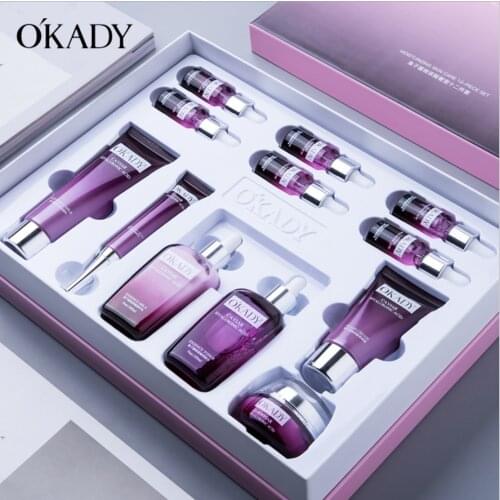Caviar Hyaluronic Acid Luxury Pet 12Pcs Skin Care Product Set Moisturizing Emulsion Cosmetics Water Emulsion Facial Skin Care
