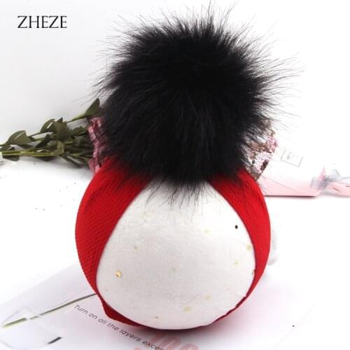 2021 New Arrival Winter Faux-Fur Ball Wide Bullet Fabric Baby Headband Wholesale Textured Head Wrap Handmade Hair Accessories