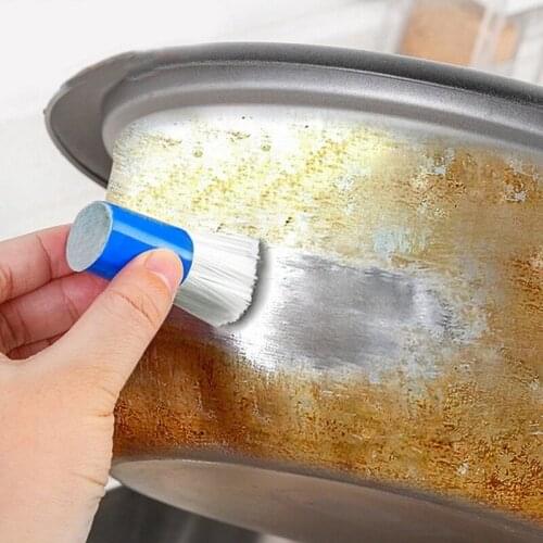 2Pcs Powerful Decontamination Magic Brush Bottom of Pot Descaling Stainless Steel Utensils Rust Cleaning Kitchen Supplies
