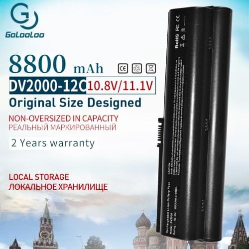 11.1v 8800mAh Battery for HP Pavilion dv2000 dv2100 dv2200 dv2500 dv2600 dv2700 dv6900 dv6800 DV2800 D2900 DV6000 HSTNN-DB46