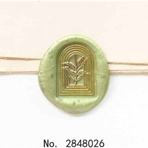 Arch leaf Wax seal stamp,Irregular seal stamp,Party Wax Seal Stamp Kit invitation seal,gift envelope packing seal,Plant stamp