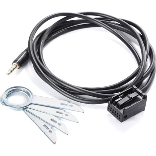 6000CD Wireless Bluetooth-compatible Music Adapter Aux Cable Compatible with-Ford Transit Connect Focus Mk2