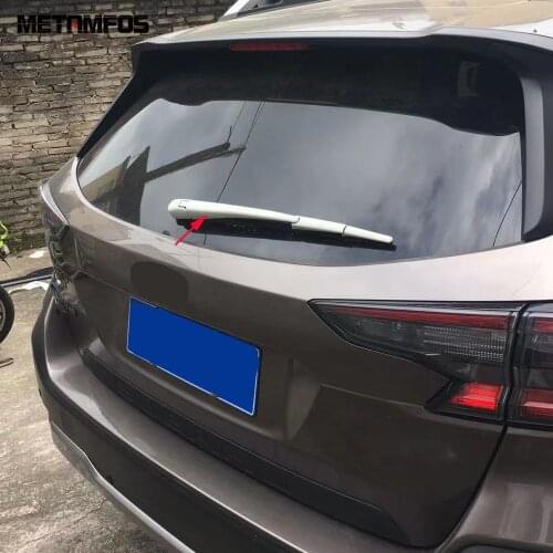 For Subaru Outback 2020 2021 2022 Chrome Rear Window Wiper Cover Trim Windshield Wash Strip Exterior Accessories Car Styling