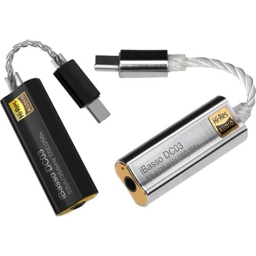 Random color iBasso DC03 decoding amp cable type-c to 3.5mm Android hifi CS43131 DAC