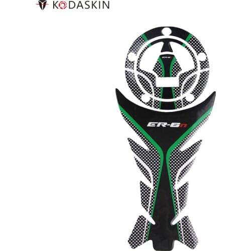 KODASKIN Motorcycle 3D Tank Pad Stickers Protectors for ER-6N ER6n er6n
