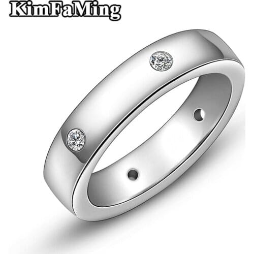 Good Selling High Quality Men 925 Silver Bezel Internity Wedding Bands in Fine Jewelry Gift Party R159